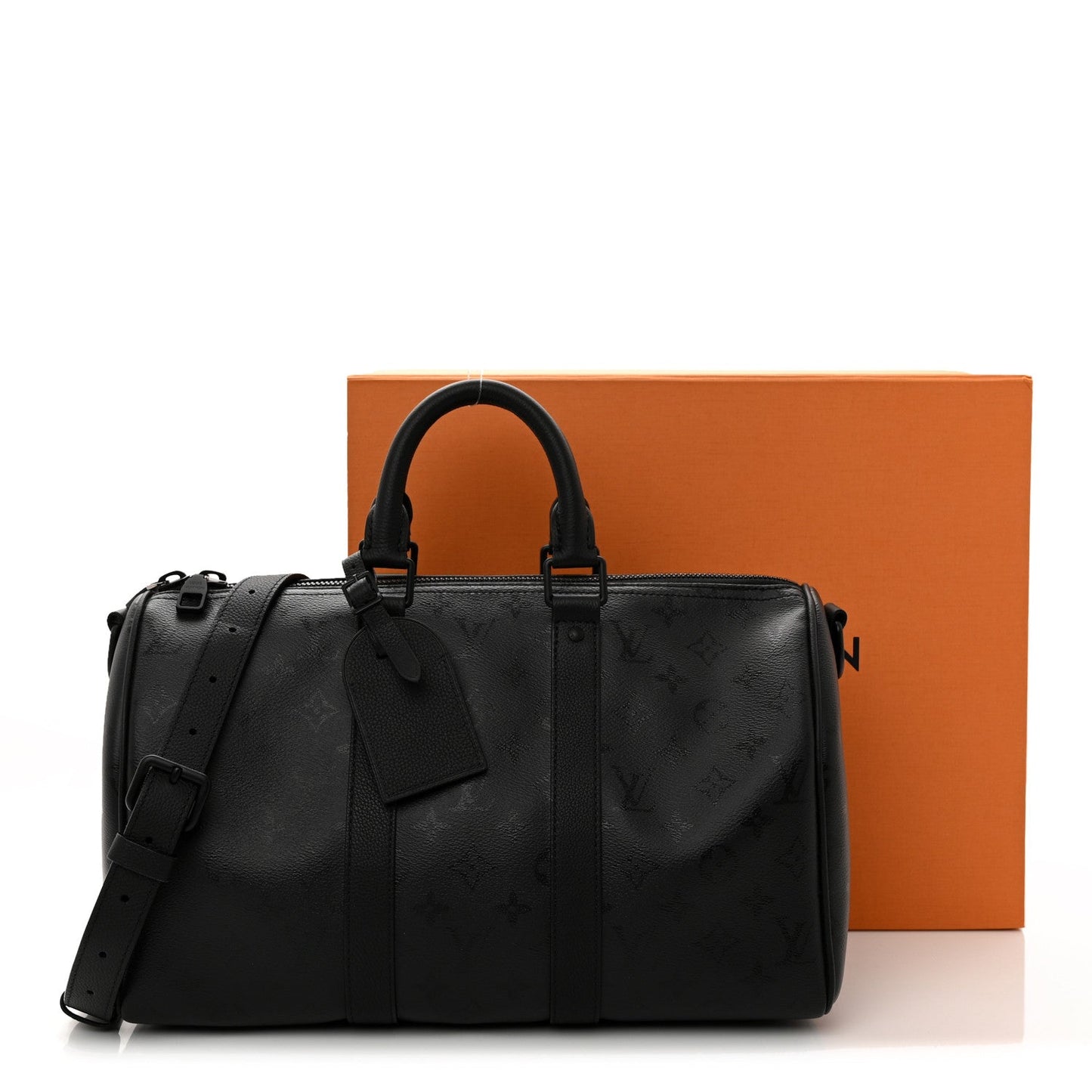 Monogram Midnight Keepall Bandouliere 35 Black