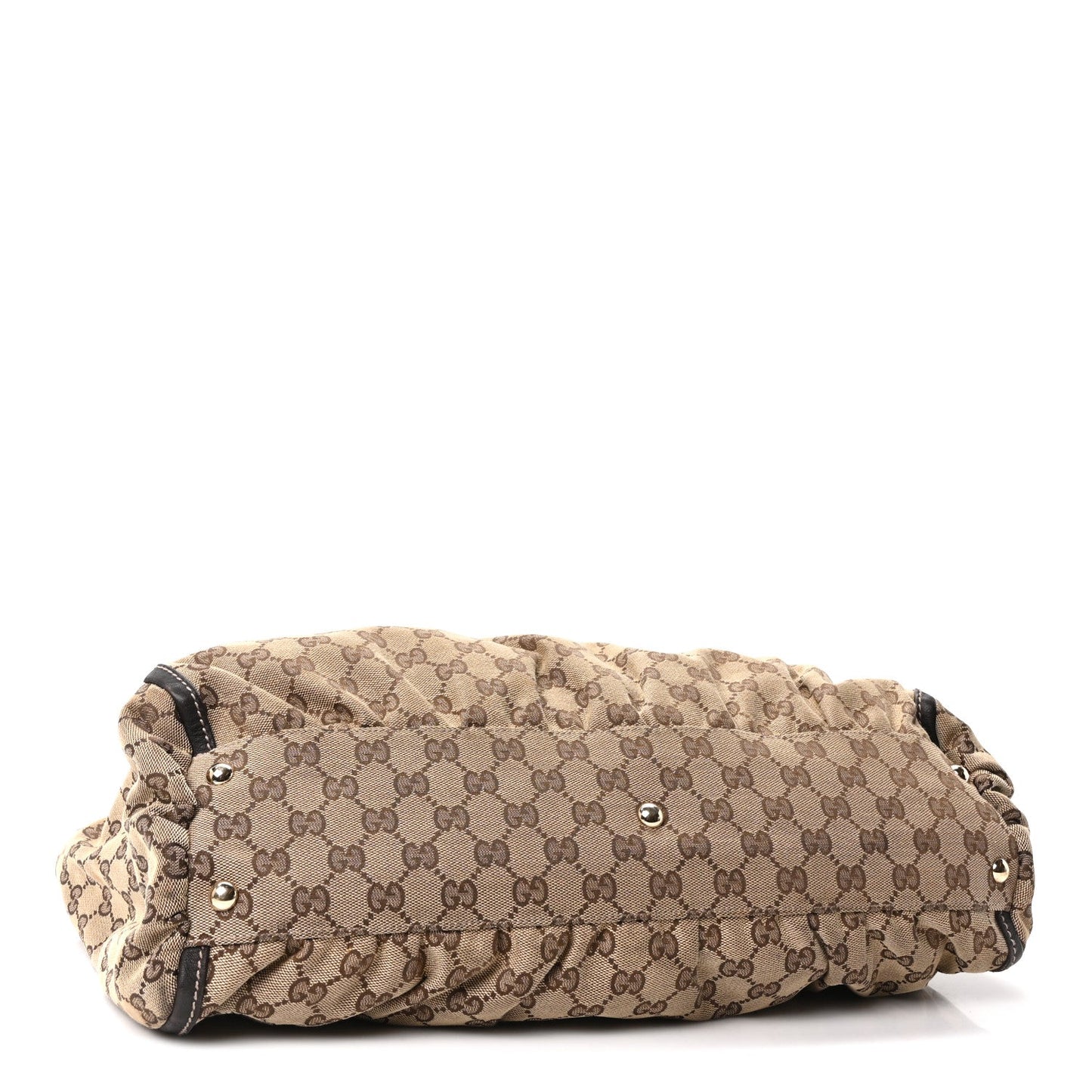 Monogram D Gold Tote Dark Brown