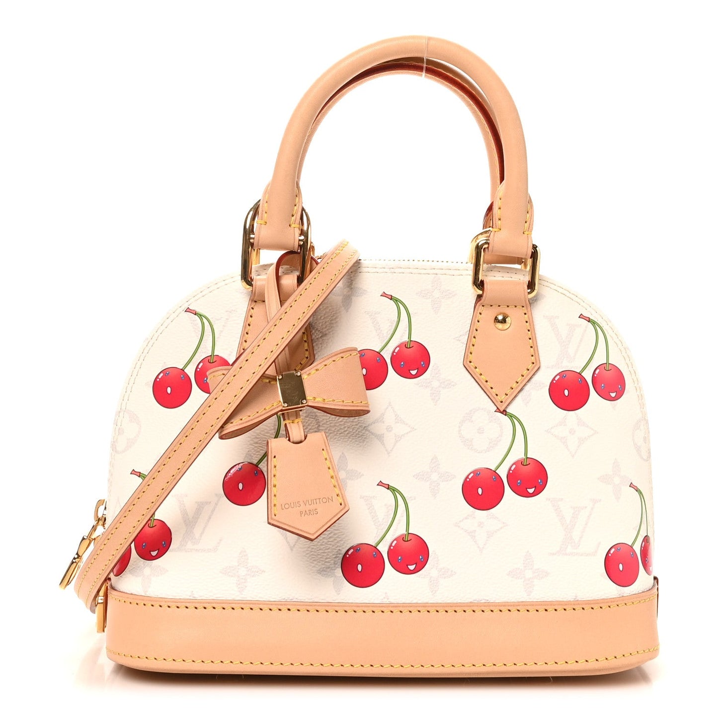LV X TM Monogram Cerises Alma BB White