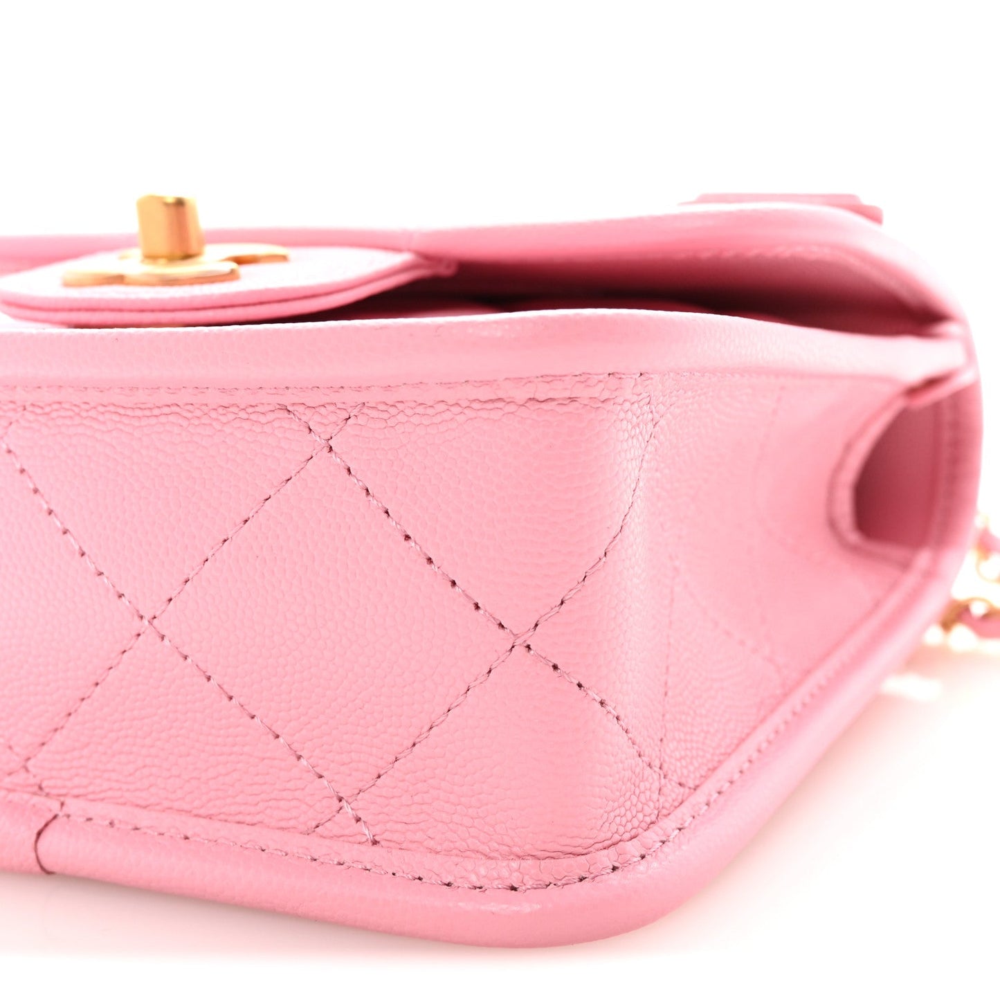 Caviar School Memory Mini Top Handle Flap Light Pink