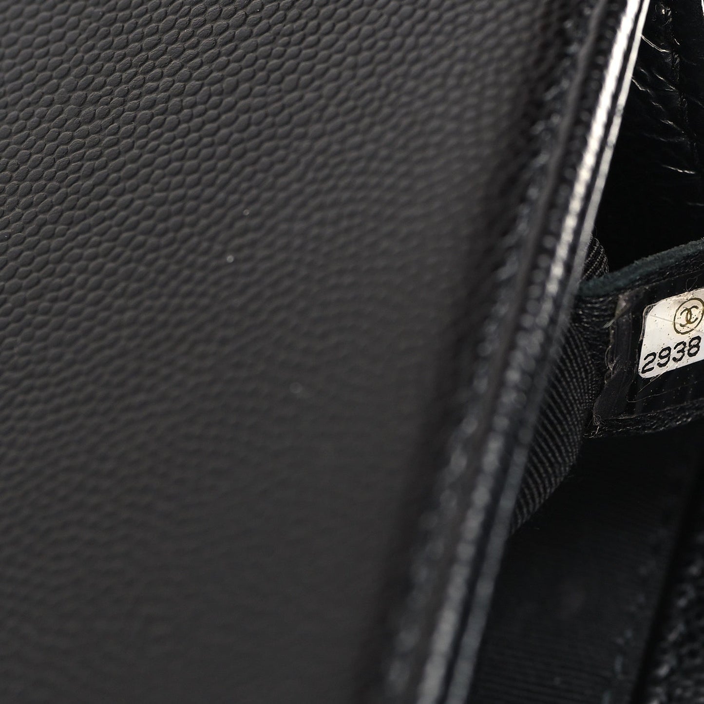 Caviar Quilted Small Boy Flap Black