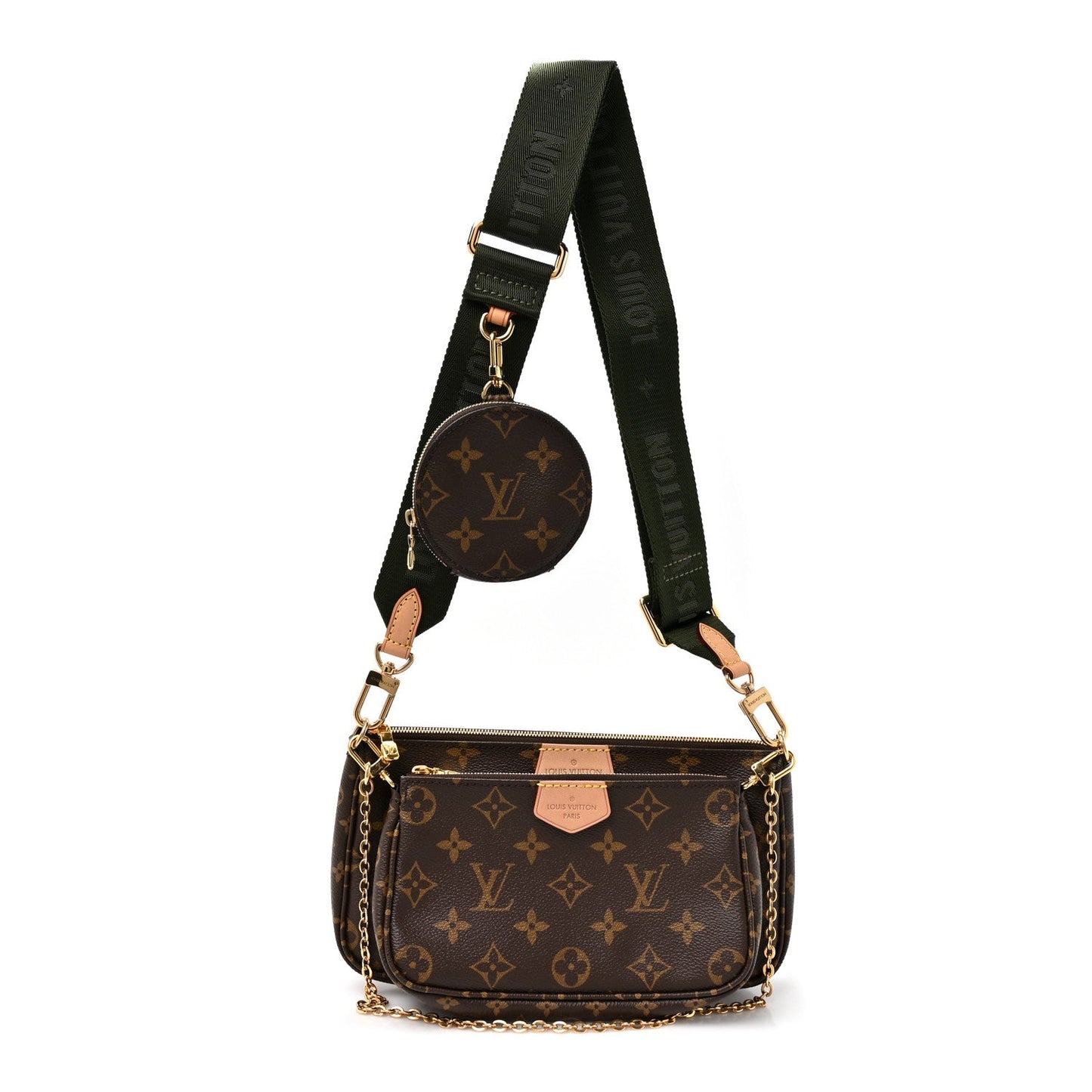 Monogram Multi Pochette Accessories Kaki