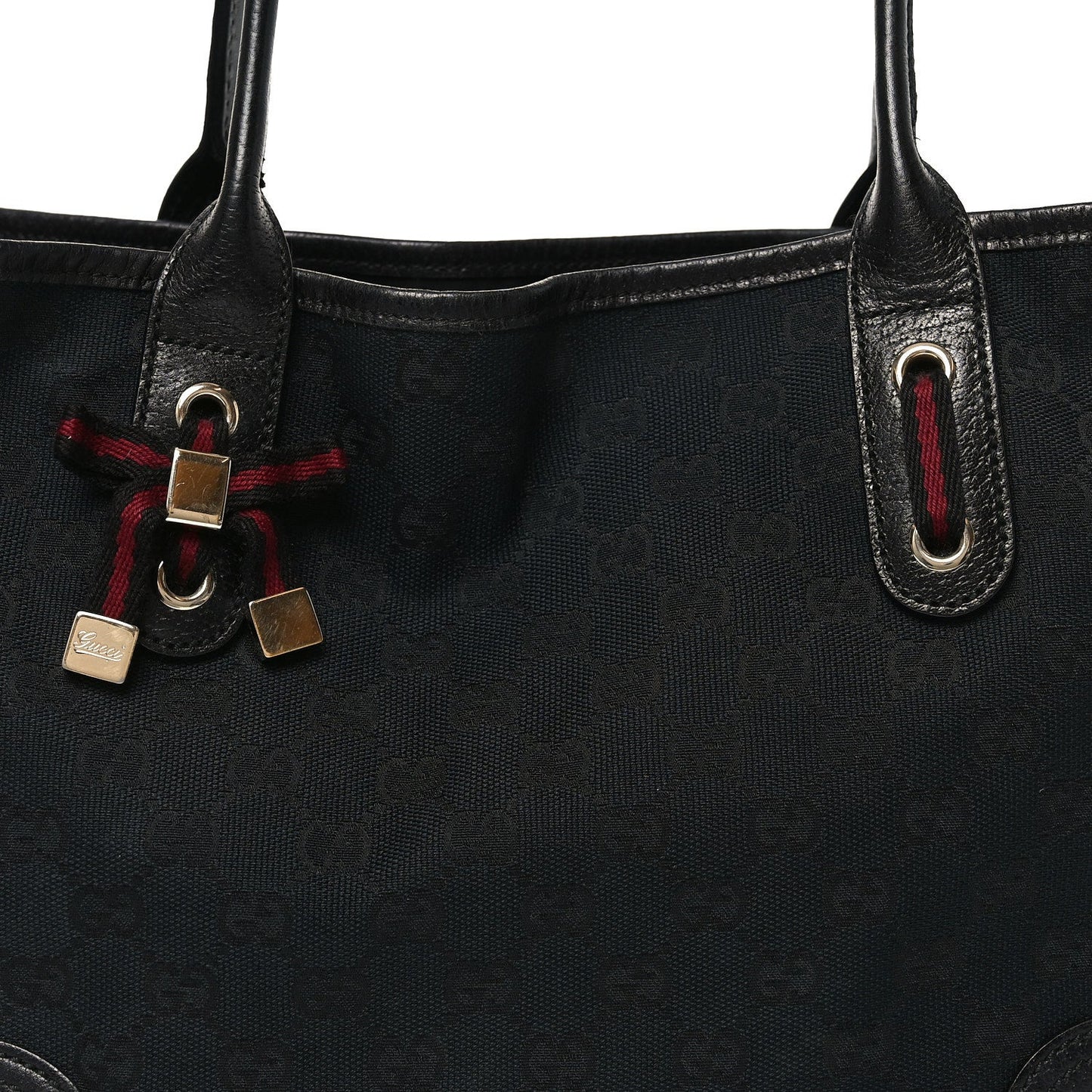 Monogram Medium Princy Tote Black