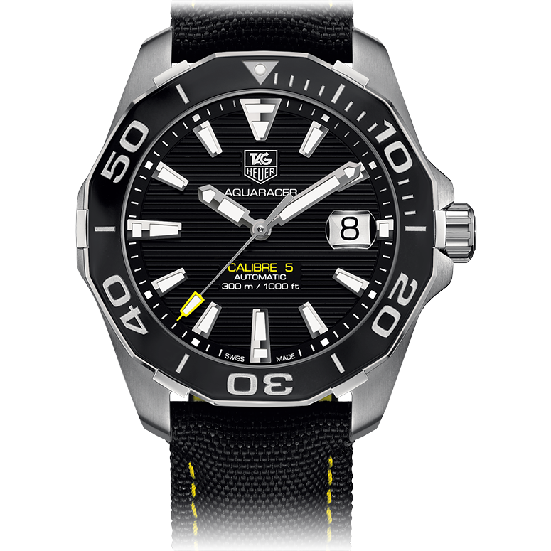 Tag Heuer Aquaracer Black Dial Watch for Men - WAY211A.FC6362