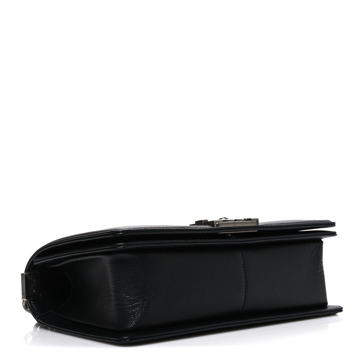 Caviar Quilted Medium Boy Flap Black