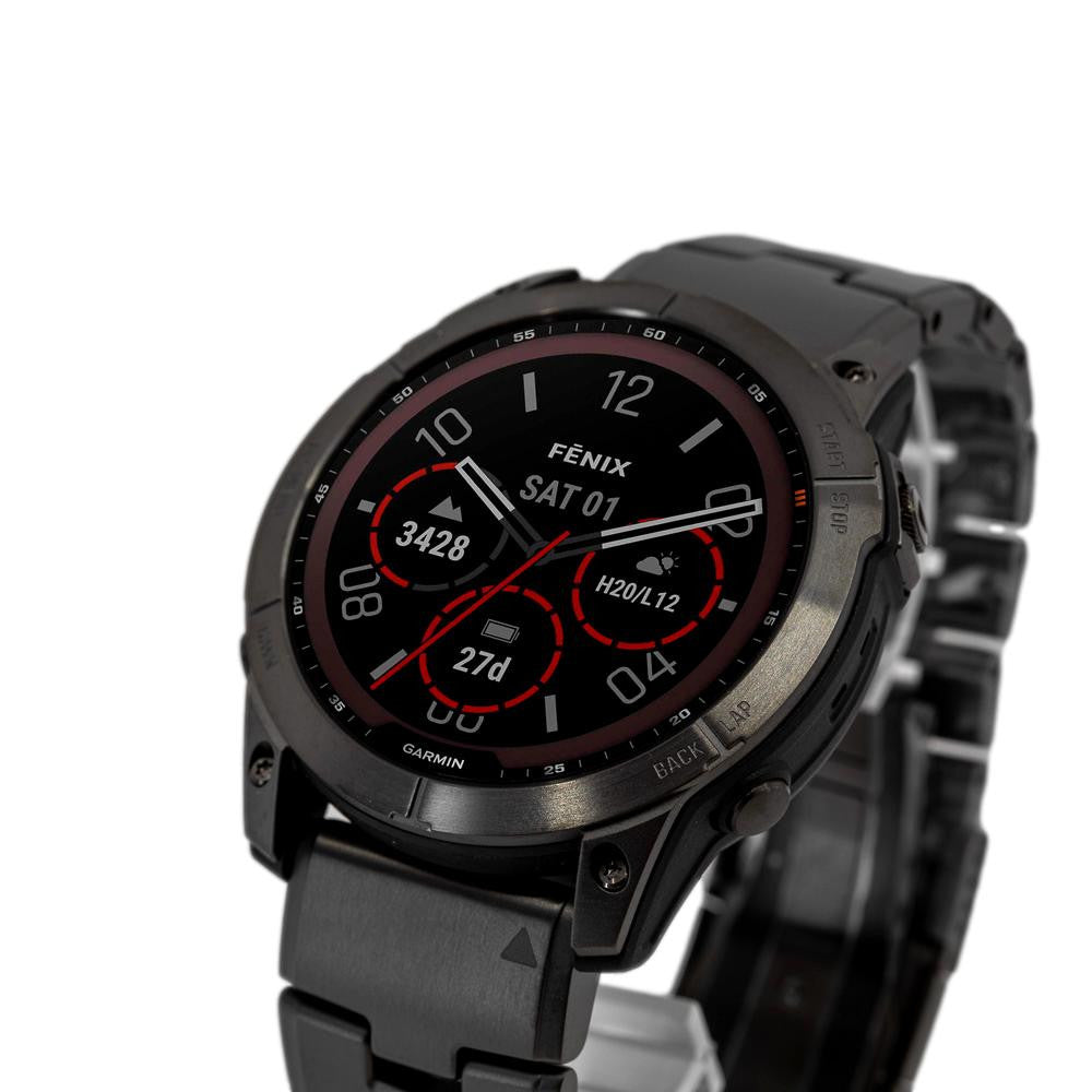 Garmin 010-02541-27 fēnix® 7X – Sapphire Solar Edition Quartz Men's Watch
