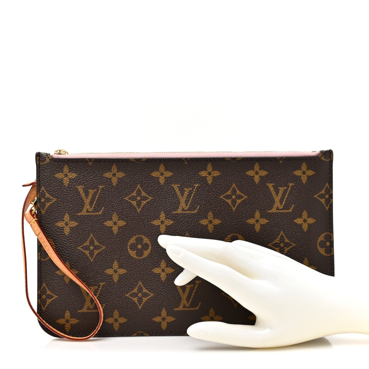 Monogram Neverfull MM GM Pochette Rose Ballerine Rose Ballerine