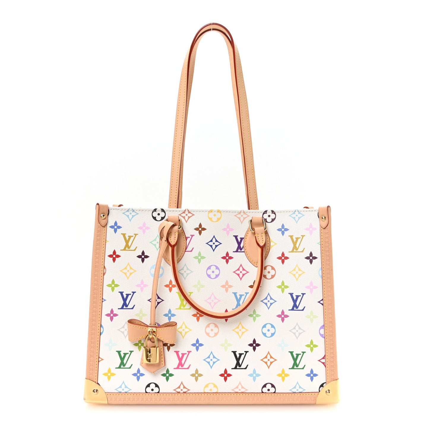 LV X TM Monogram Multicolor Onthego MM White