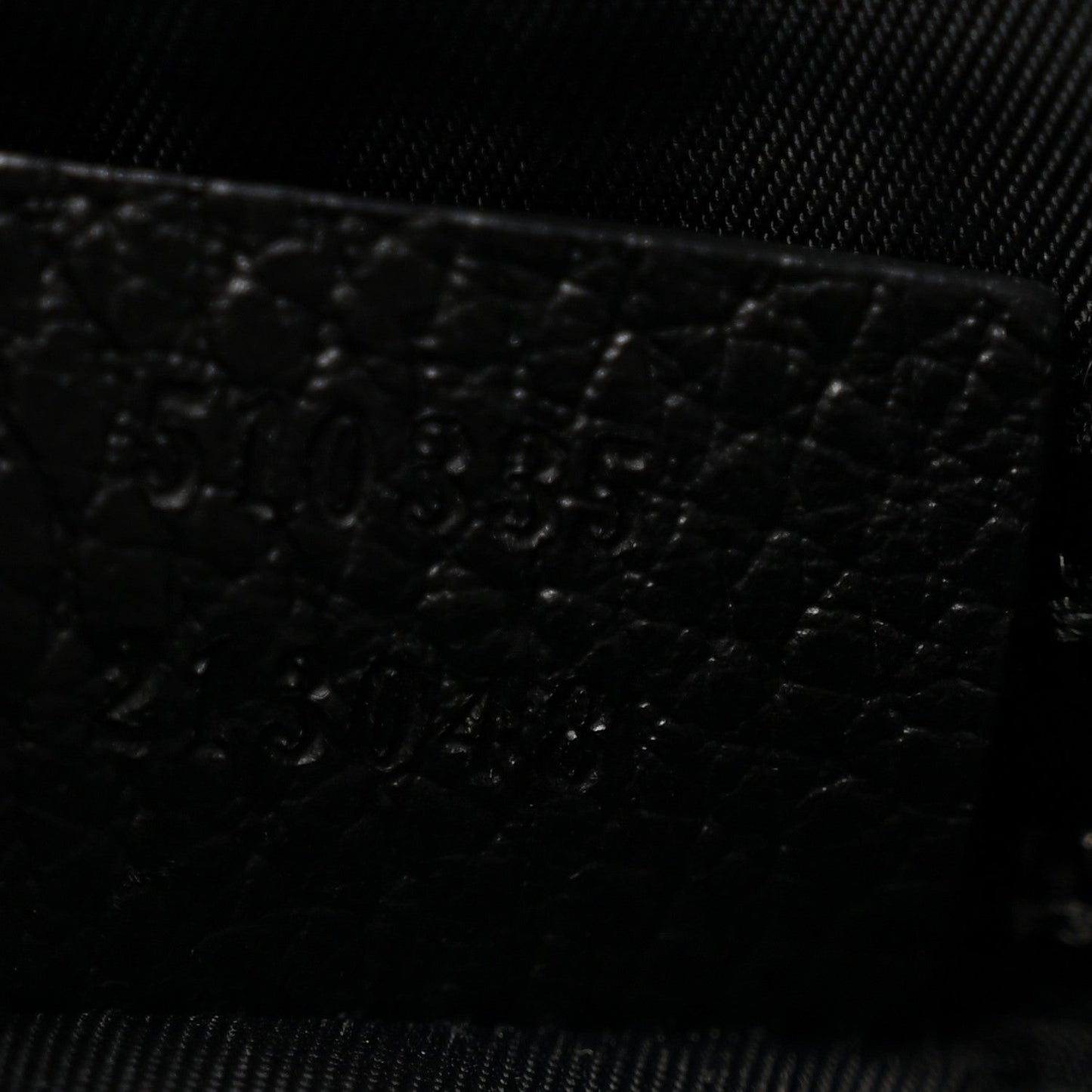 Nylon Monogram Double Buckle Flap Messenger Bag Black