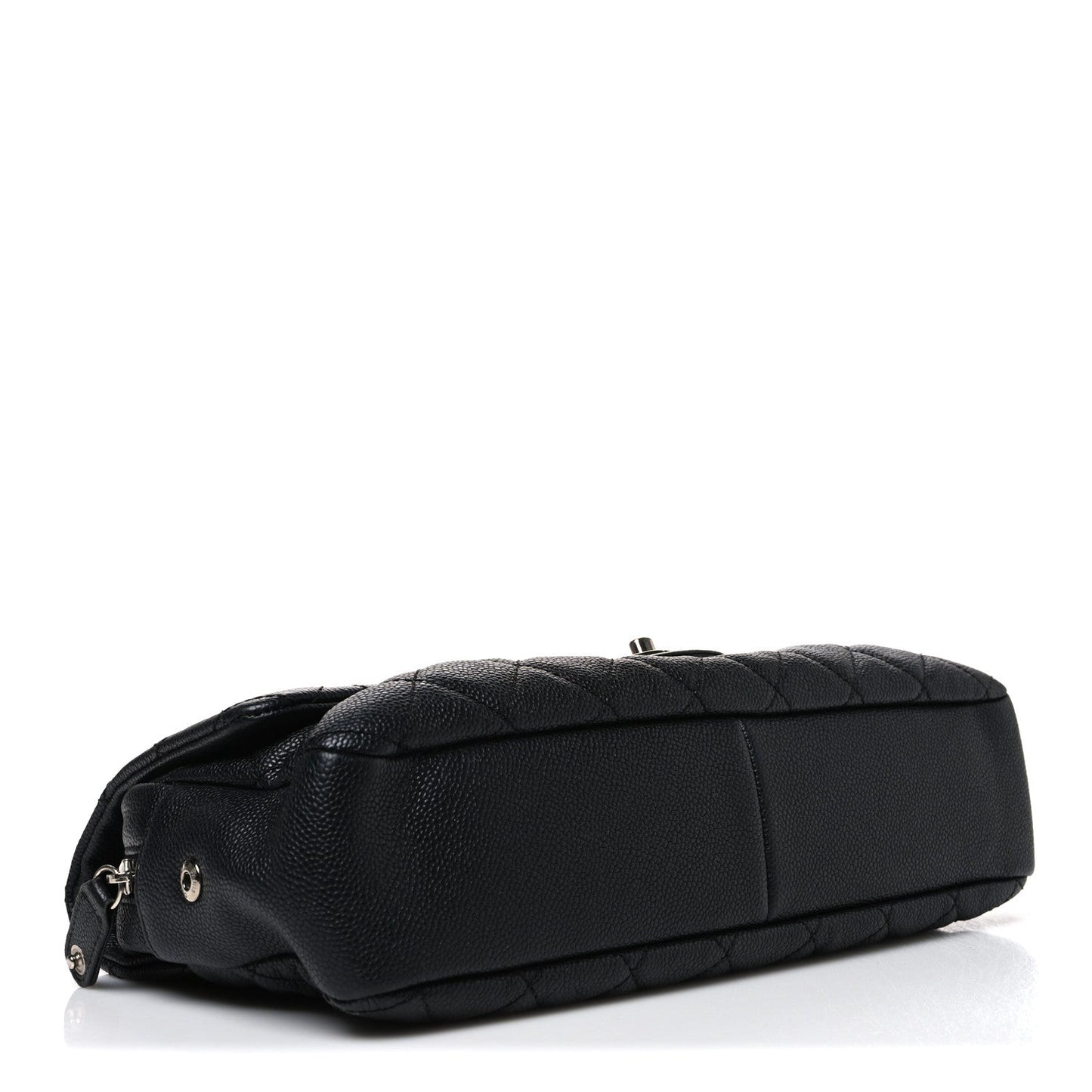 Caviar Quilted Jumbo Easy Flap Black