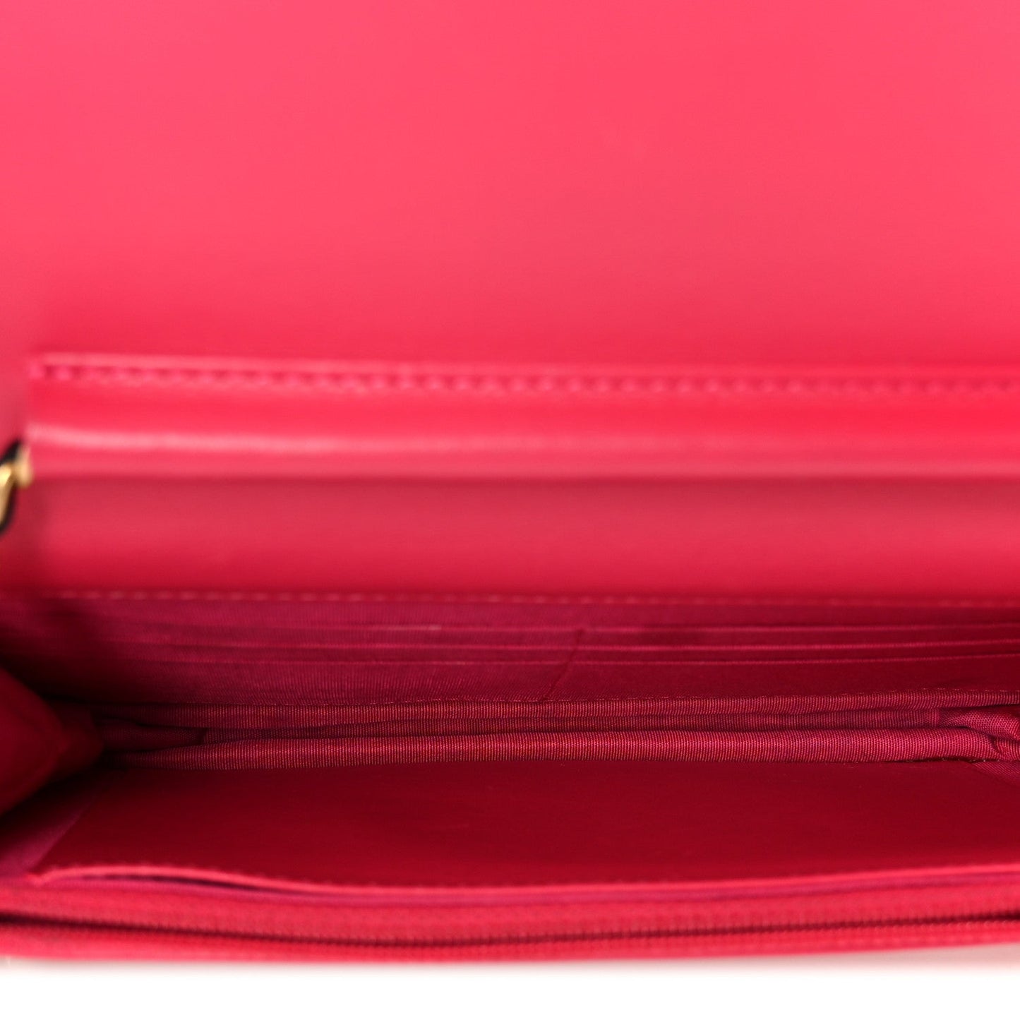 Tweed Calfskin Signe Wallet On Chain WOC Black Pink Orange