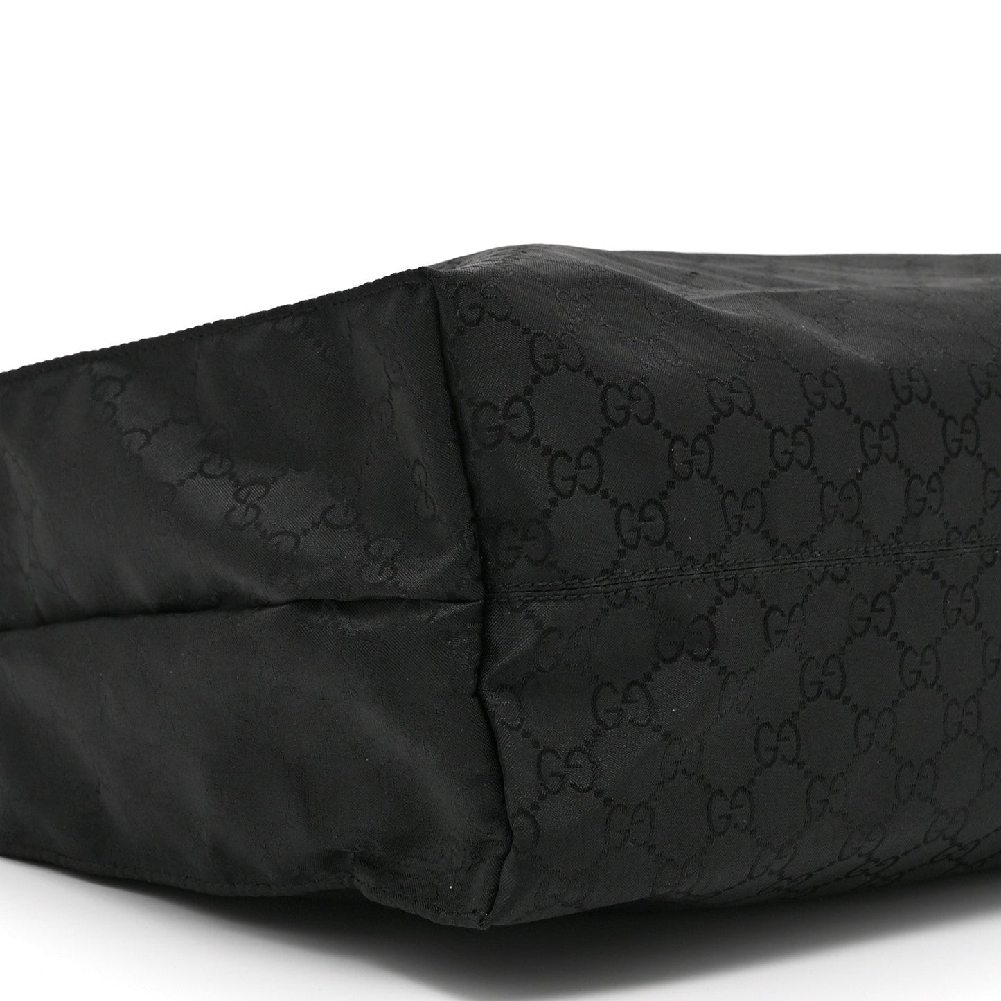 Nylon Monogram Vertical Tote Black