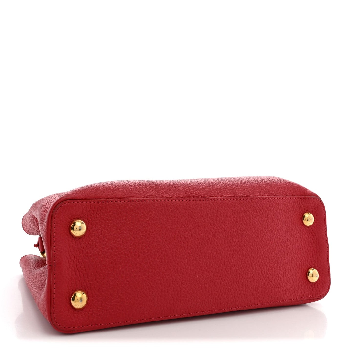 Taurillon Capucines PM Rubis