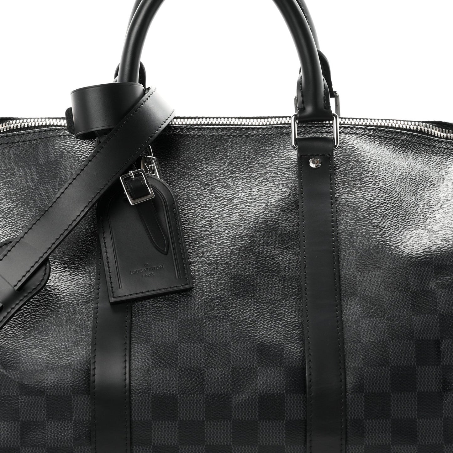 Damier Graphite Keepall Bandouliere 55