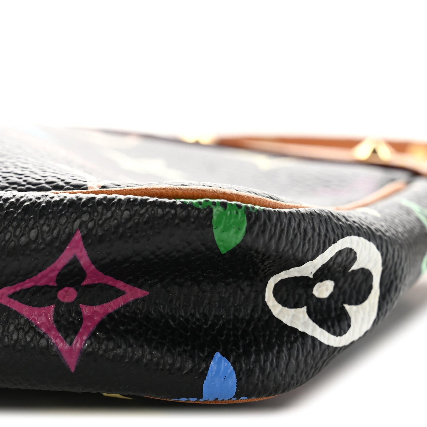 Monogram Multicolor Pochette Accessories Black