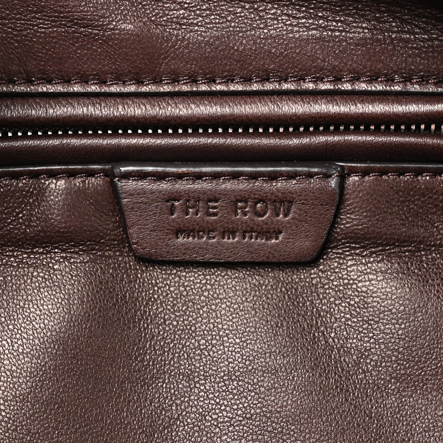 Grained Calfskin Astra Bag Dark Taupe