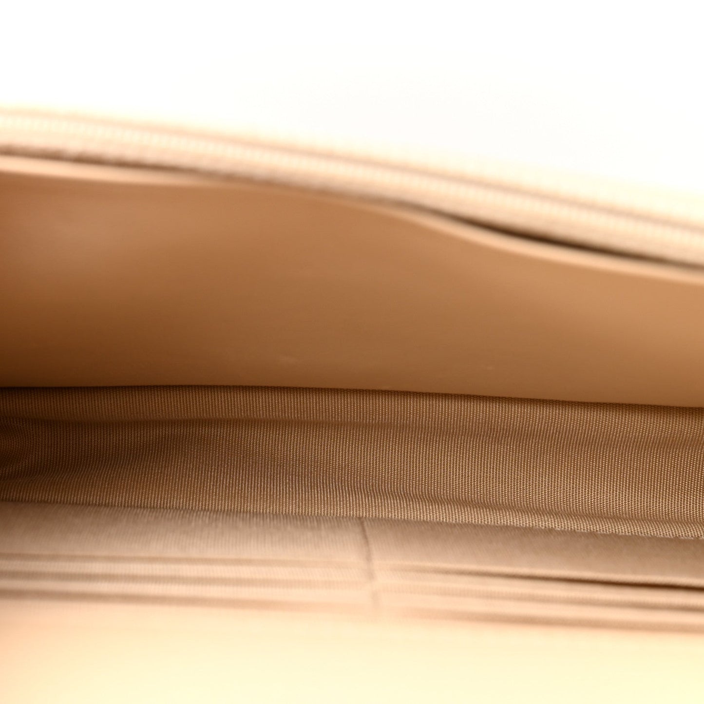 Lambskin Quilted Chanel 19 Wallet On Chain WOC Beige