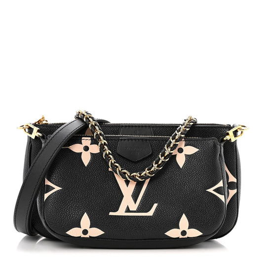 Empreinte Monogram Giant Multi Pochette Accessories Black Beige