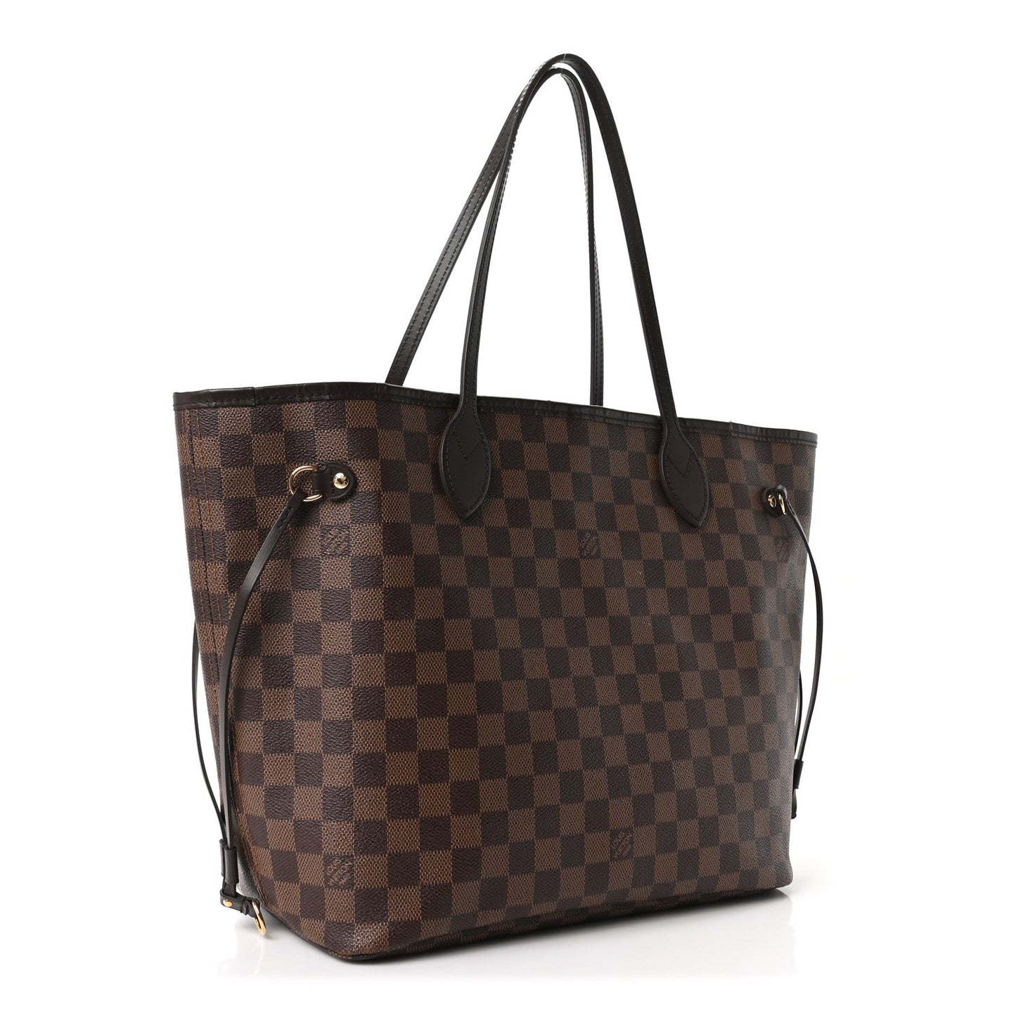 Damier Ebene Neo Neverfull MM Rose Ballerine
