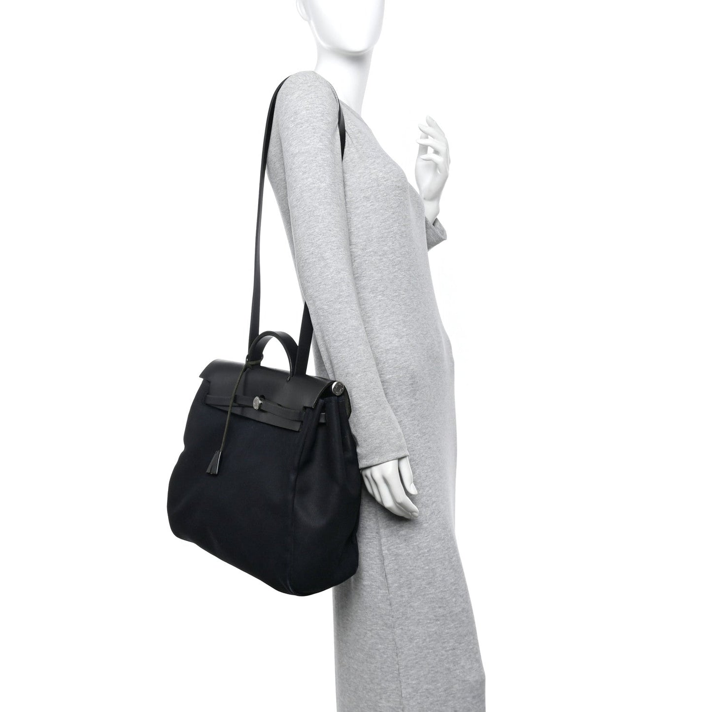 Military Toile Vache Hunter Herbag Messenger 39 Black