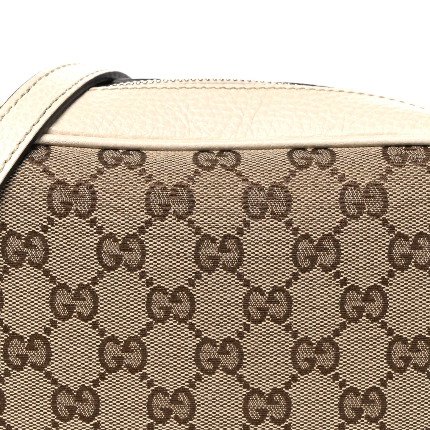 Monogram Dollar Calfskin Mini Bree Messenger Bag Beige Ebony Avoire