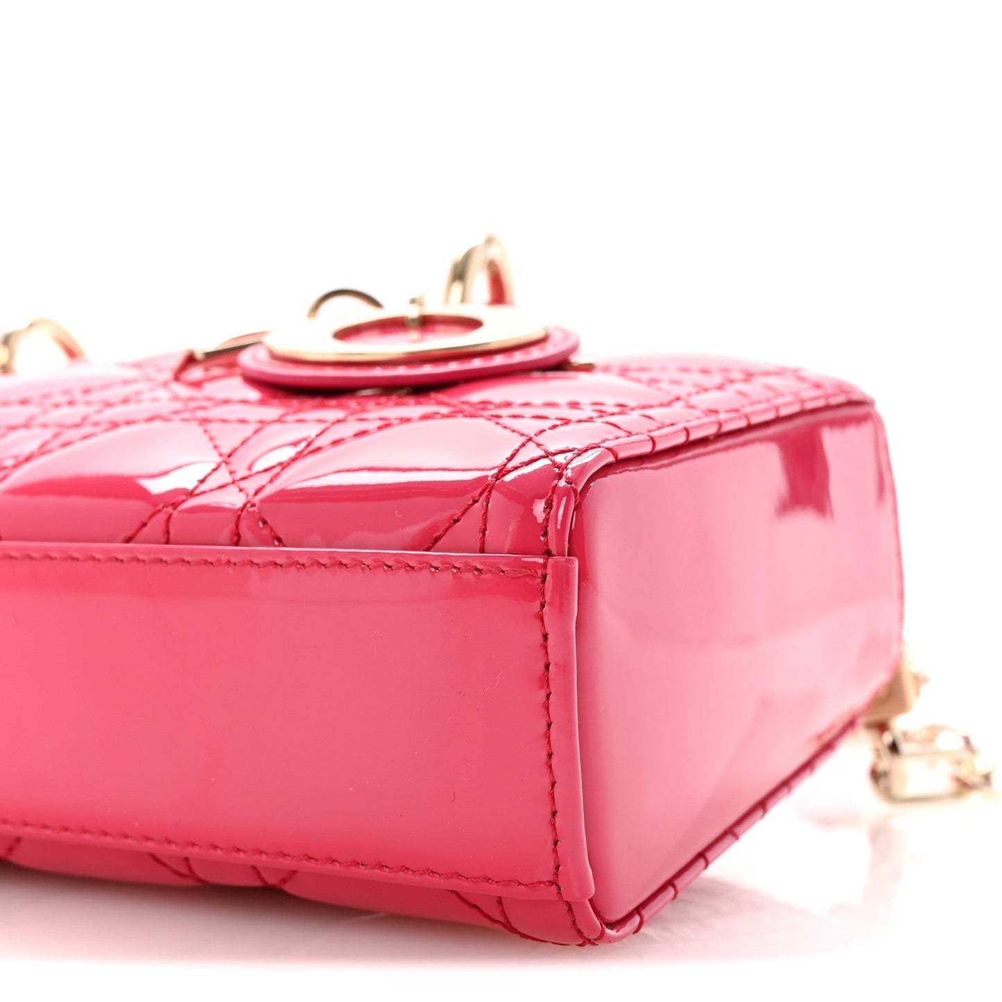 Patent Cannage Small Lady D-Joy Mexican Red