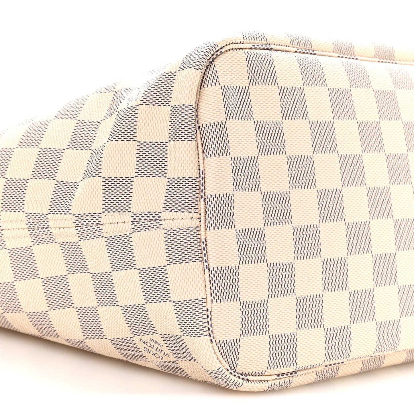 Damier Azur Neo Neverfull MM Rose Ballerine