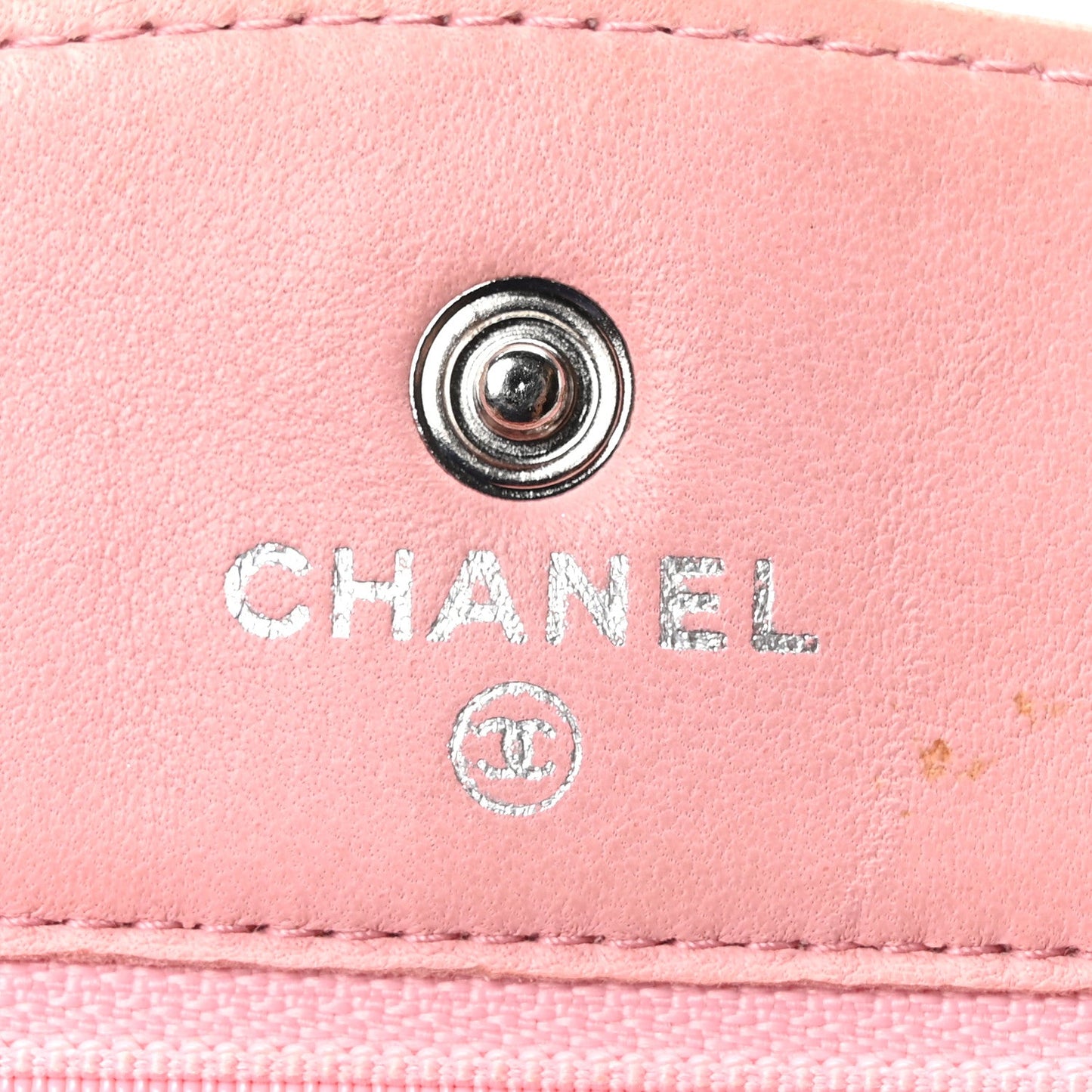 Caviar Timeless CC Wallet on Chain WOC Pink