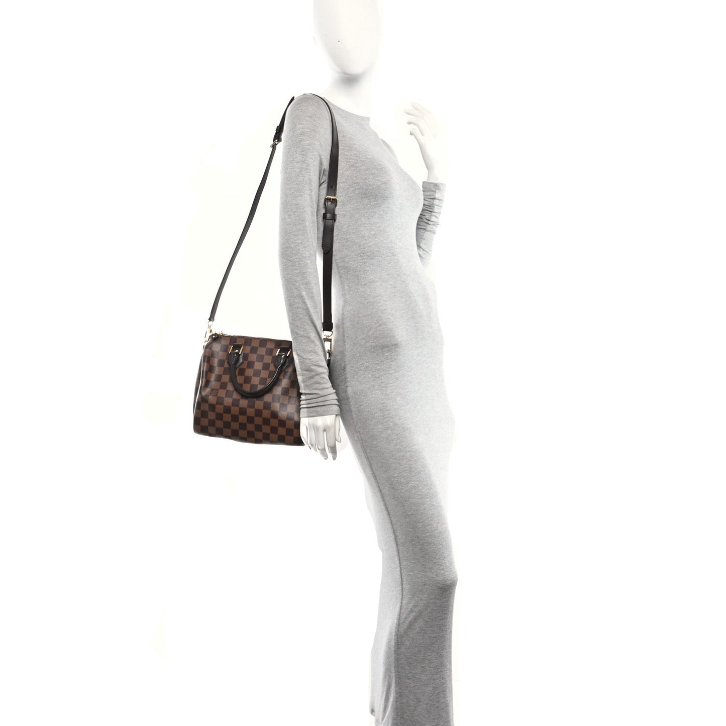 Damier Ebene Speedy Bandouliere 25