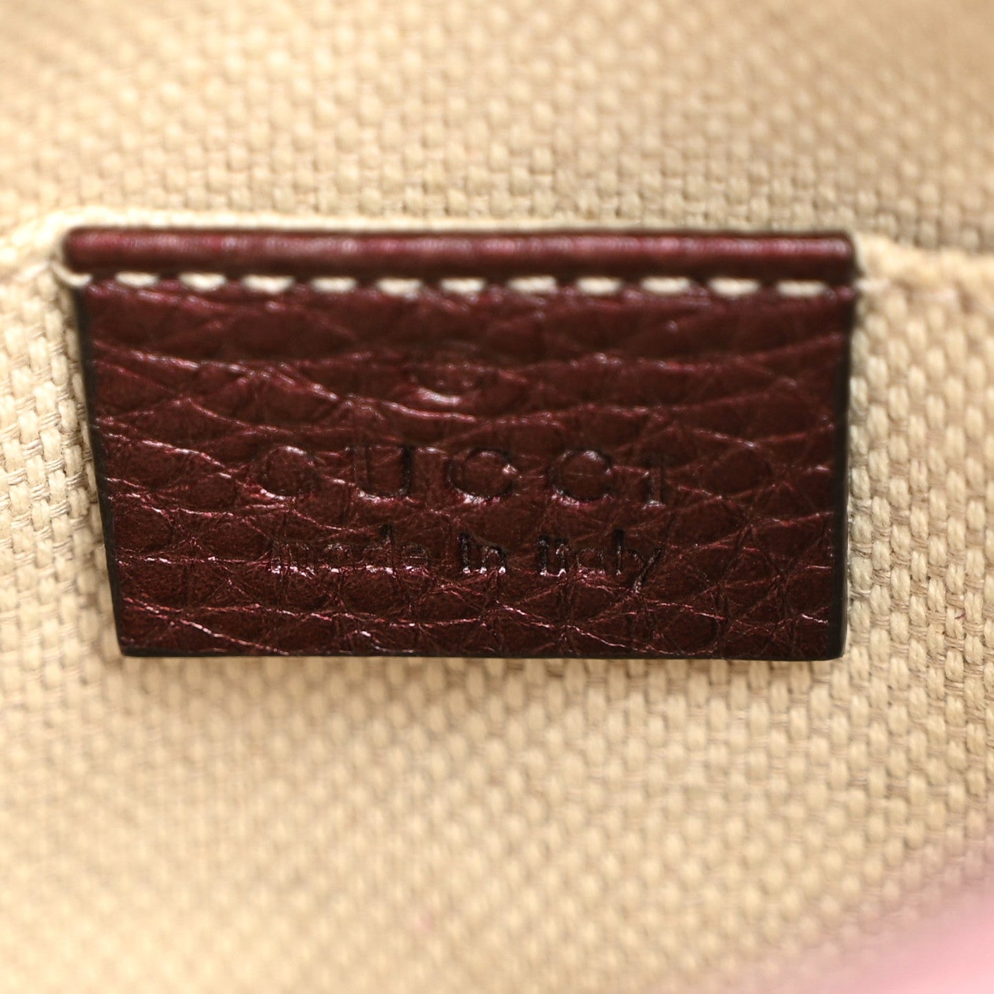 Metallic Pebbled Calfskin Mini Soho Chain Bag Purple