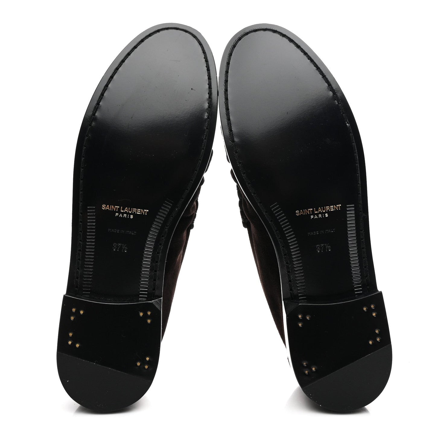 Suede Le Loafer 15 Penny Slippers 37.5 Dark Chocolate