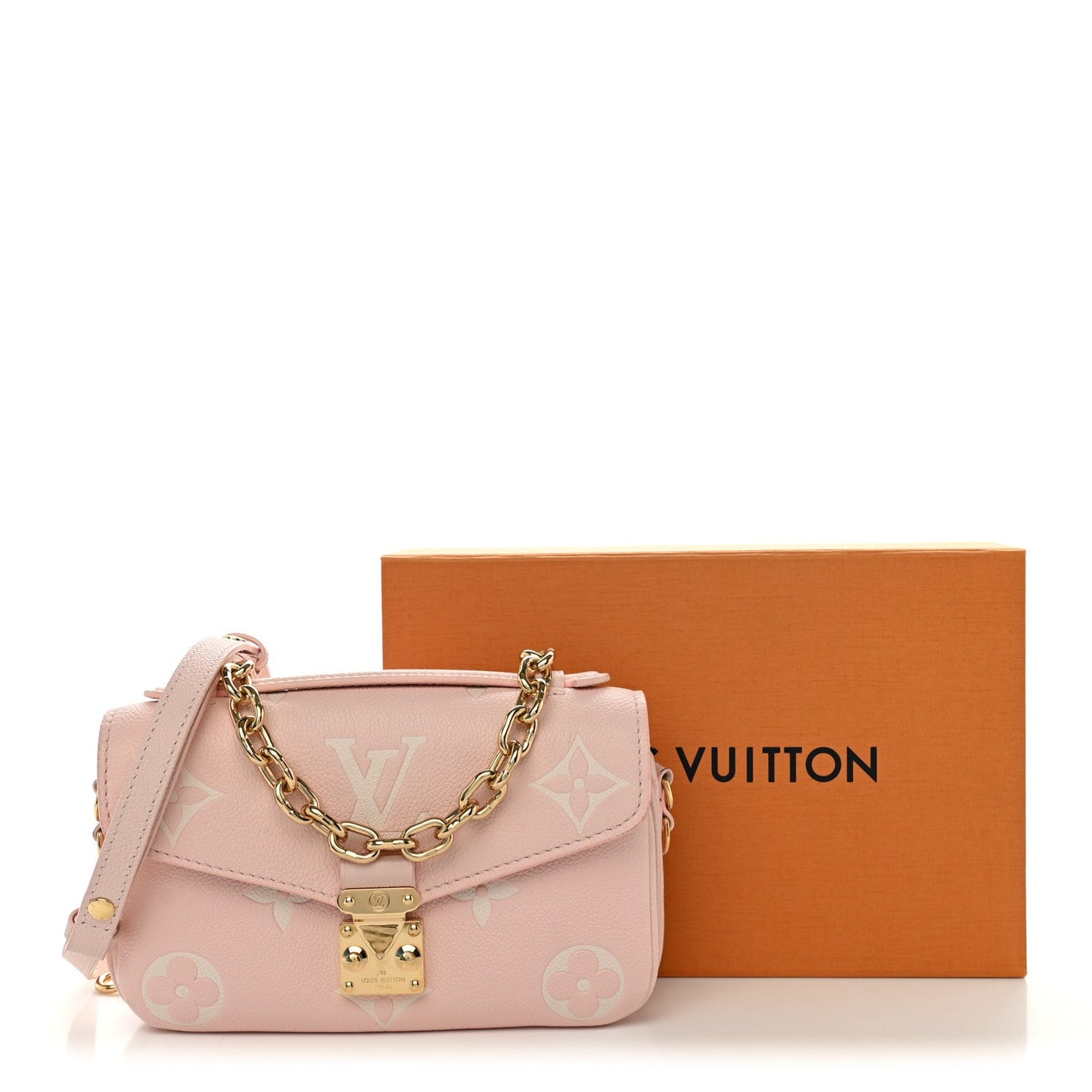 Empreinte Monogram Giant Pochette Metis East West Pink Beige