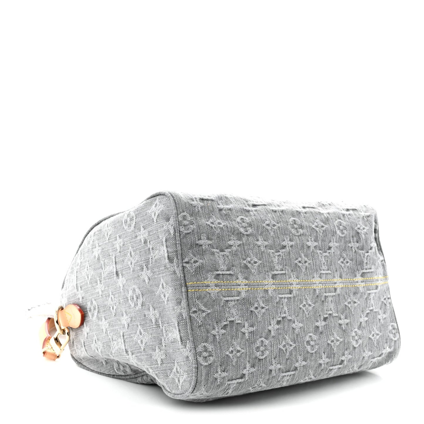 Monogram Denim Speedy Soft 30 Washed Gray