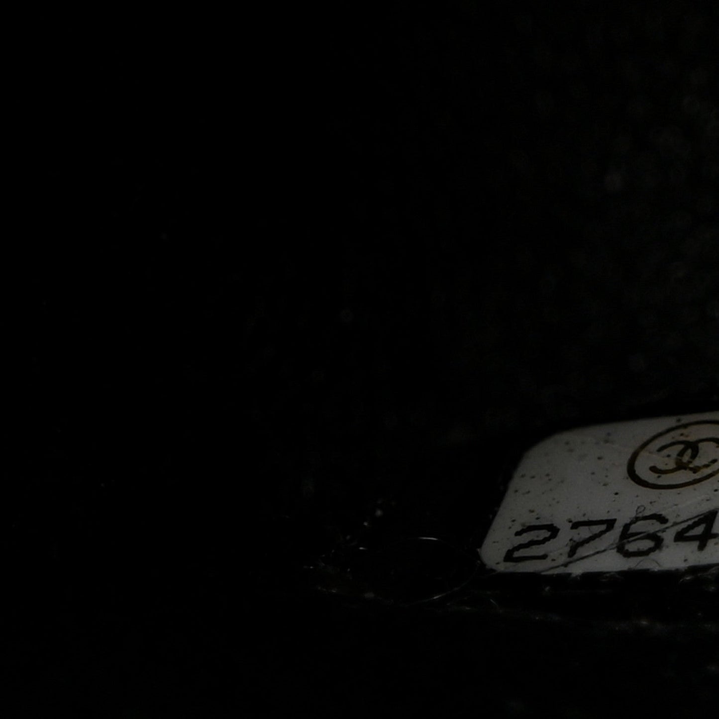 Matte Caviar Chevron Quilted Medium Double Flap Black