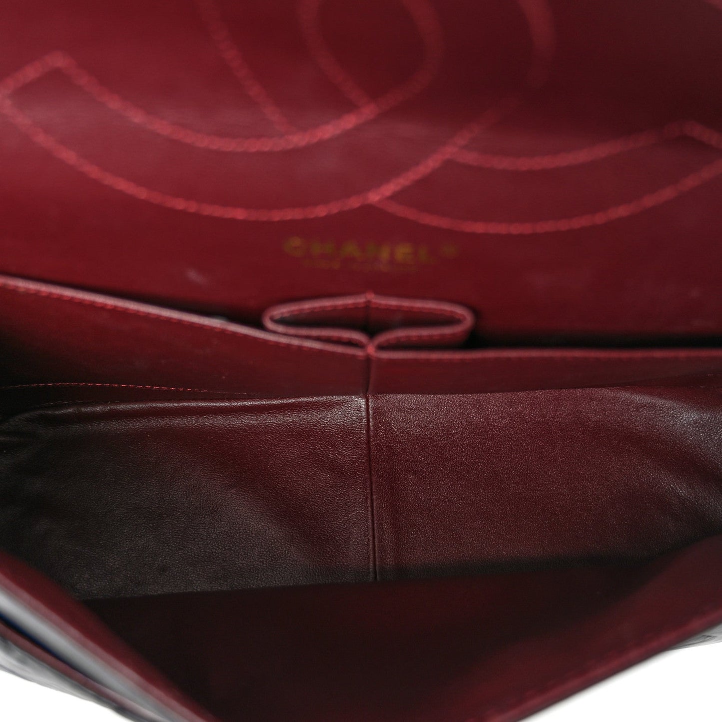 Aged Calfskin Quilted 2.55 Reissue 227 Flap Black