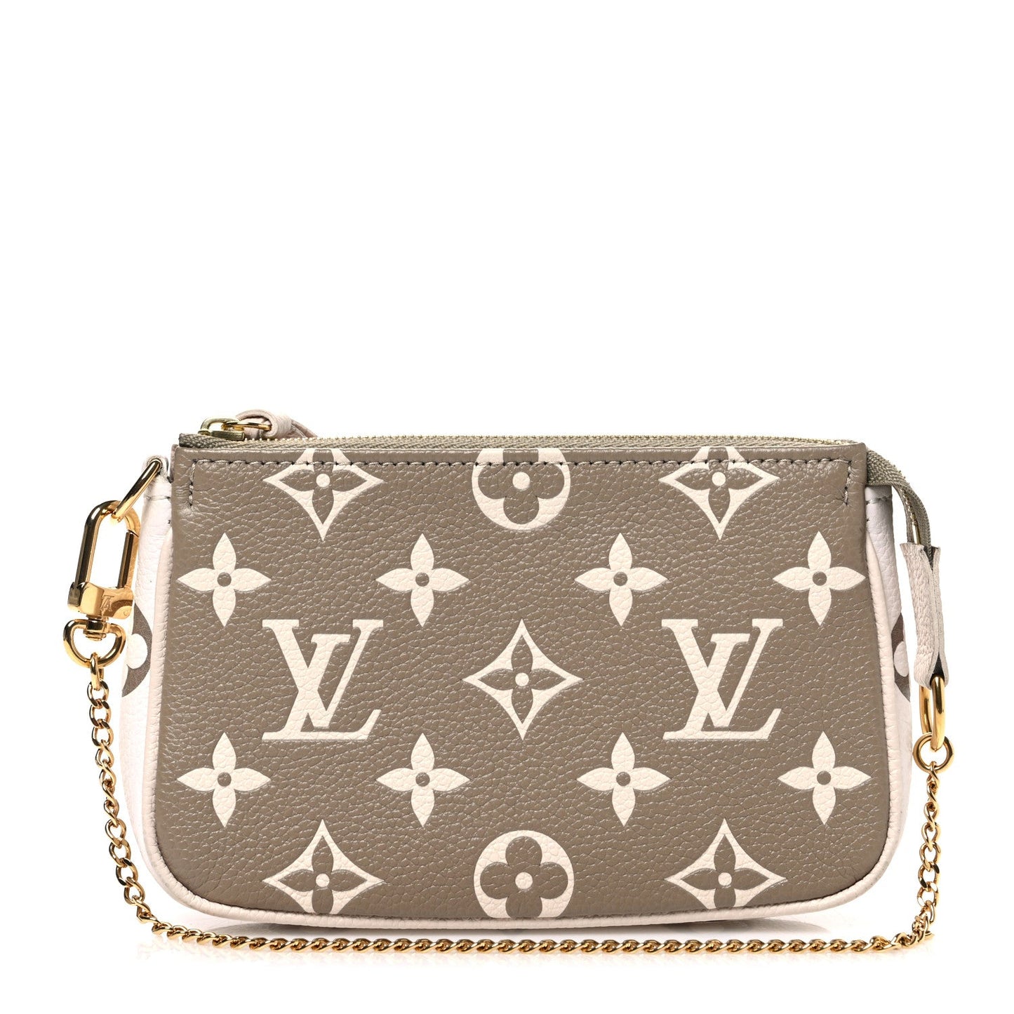 Empreinte Spring in the City Mini Pochette Accessories Kaki Beige Cream