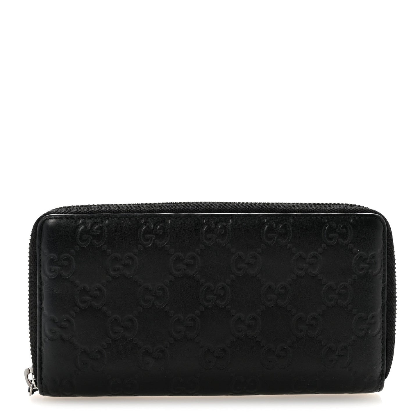 Guccissima Signature Microguccissima Bree Zip Around Wallet Black