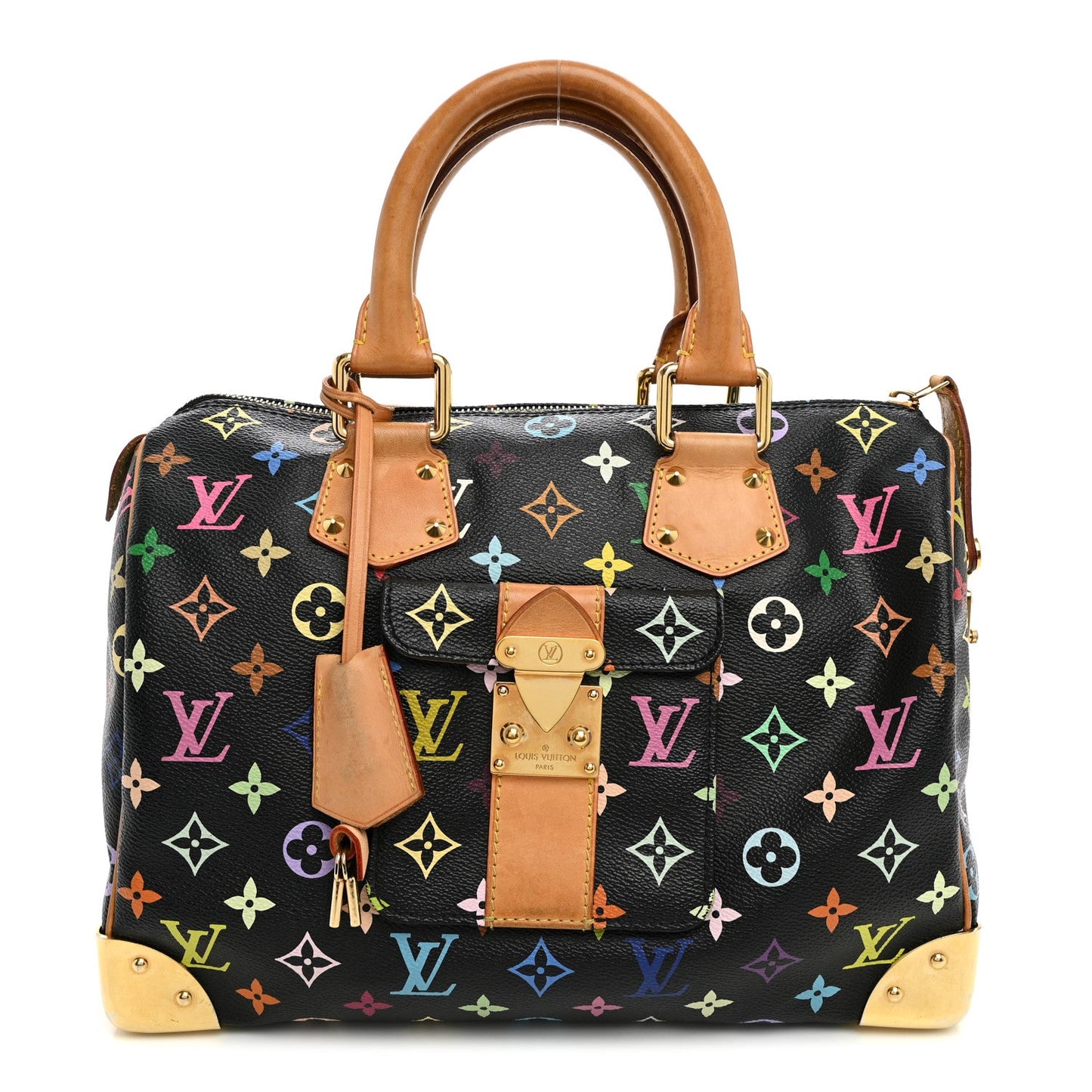 Monogram Multicolor Speedy 30 Black