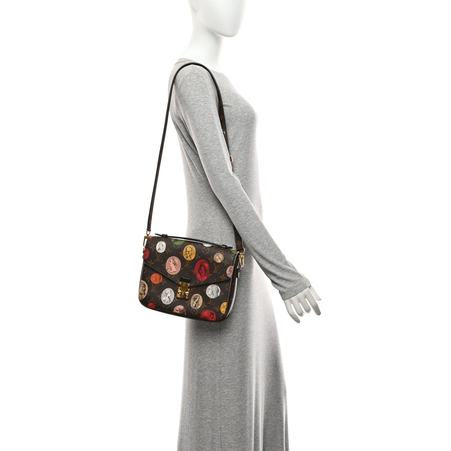 x FORNASETTI Monogram Cameo Pochette Metis