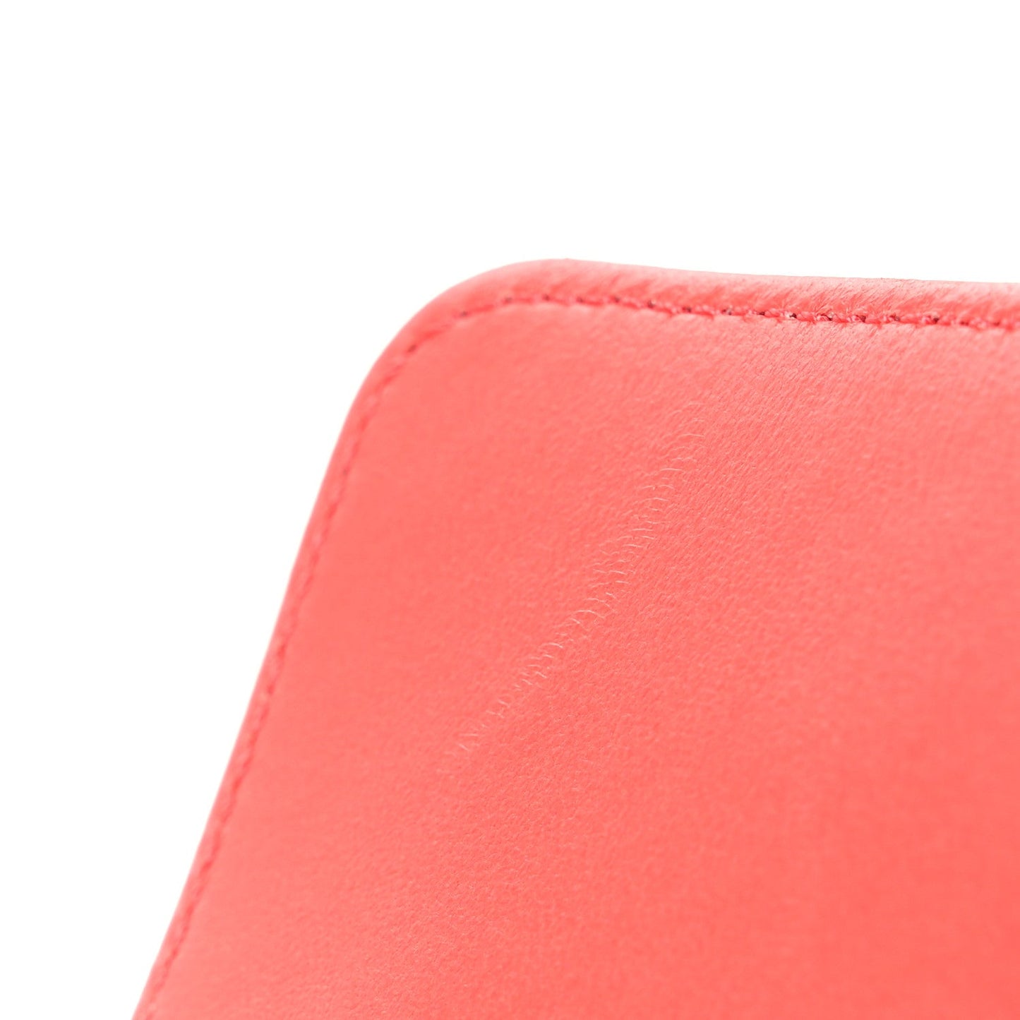 Velvet Quilted Small Boy Flap Coral