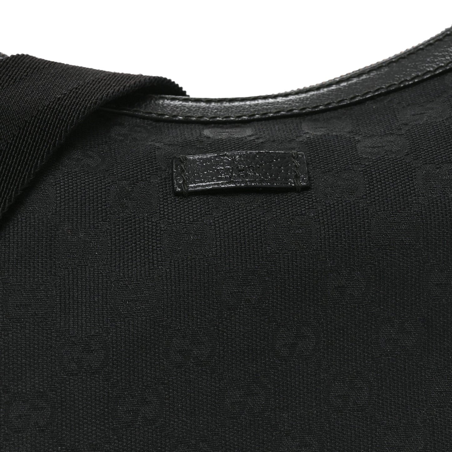 Monogram Medium Half Moon Hobo Black