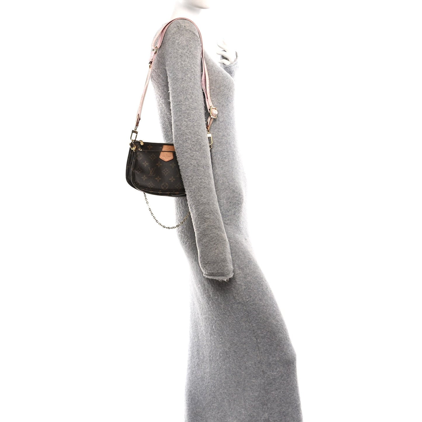 Monogram Multi Pochette Accessories Rose Clair