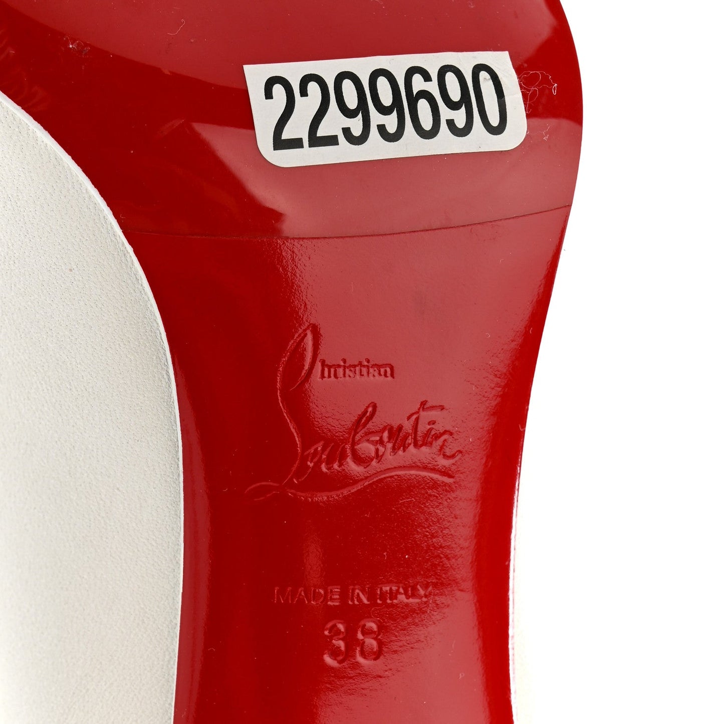 Pearlescent Nappa Miss Z 80 Pumps 38 Bianco