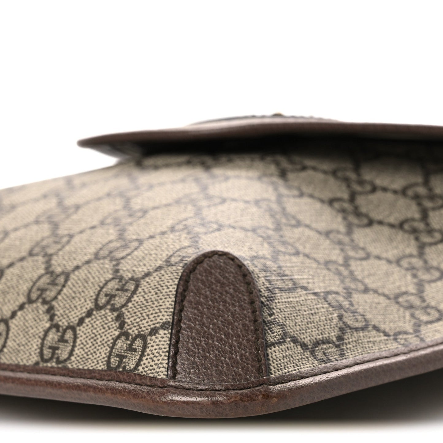 GG Supreme Monogram Web Medium Neo Vintage Flap Messenger Bag Beige New Acero
