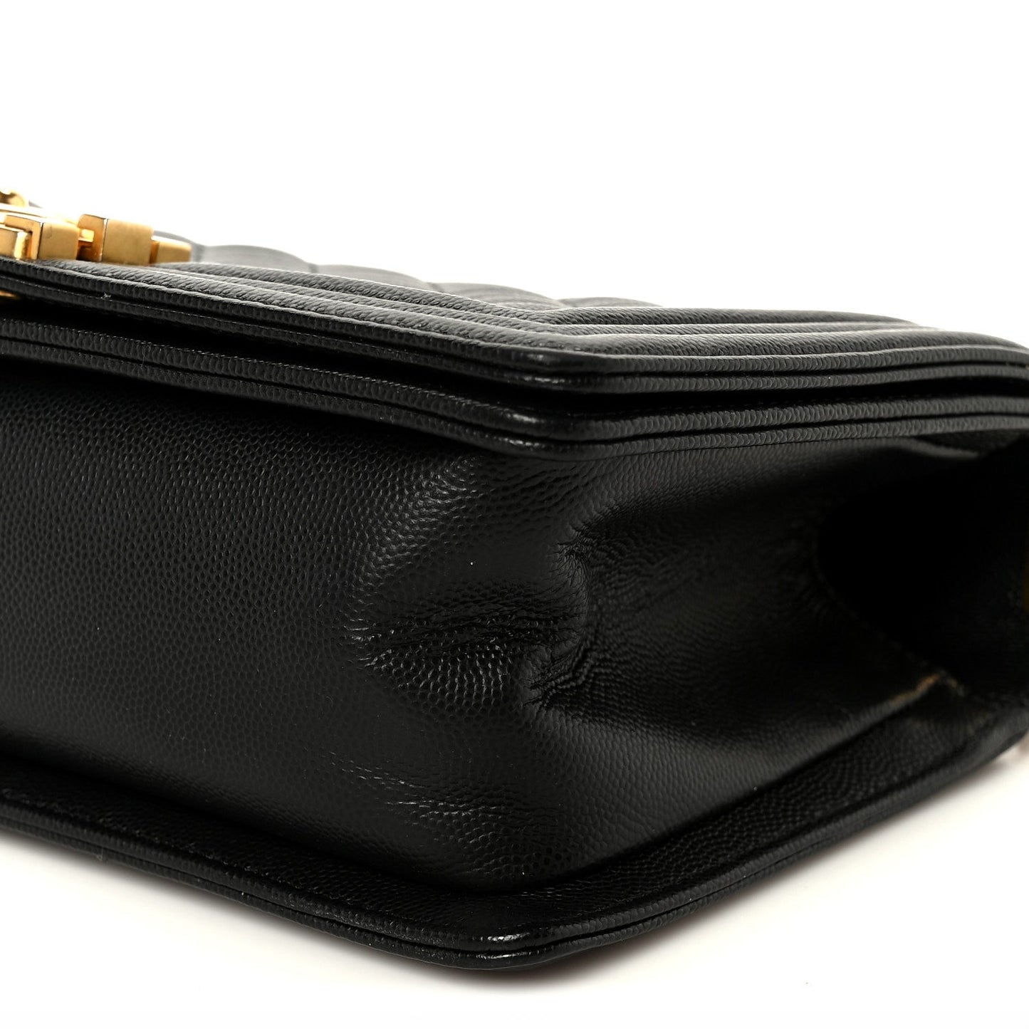 Caviar Quilted Medium Boy Flap Black