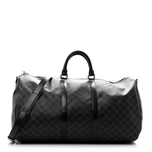 Damier Graphite Keepall Bandouliere 55