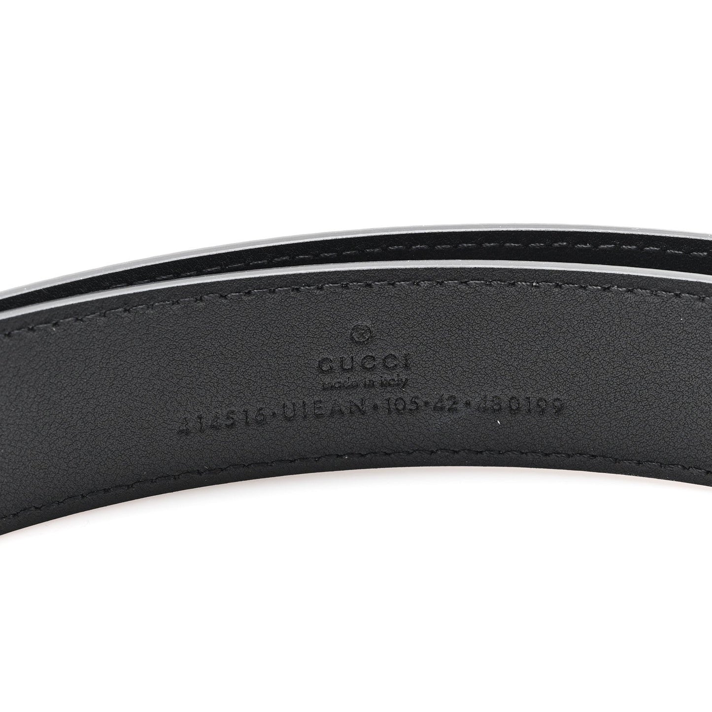 GG Supreme Monogram Bee Multicolor Appia Calfskin 30mm Belt 105 42 Black