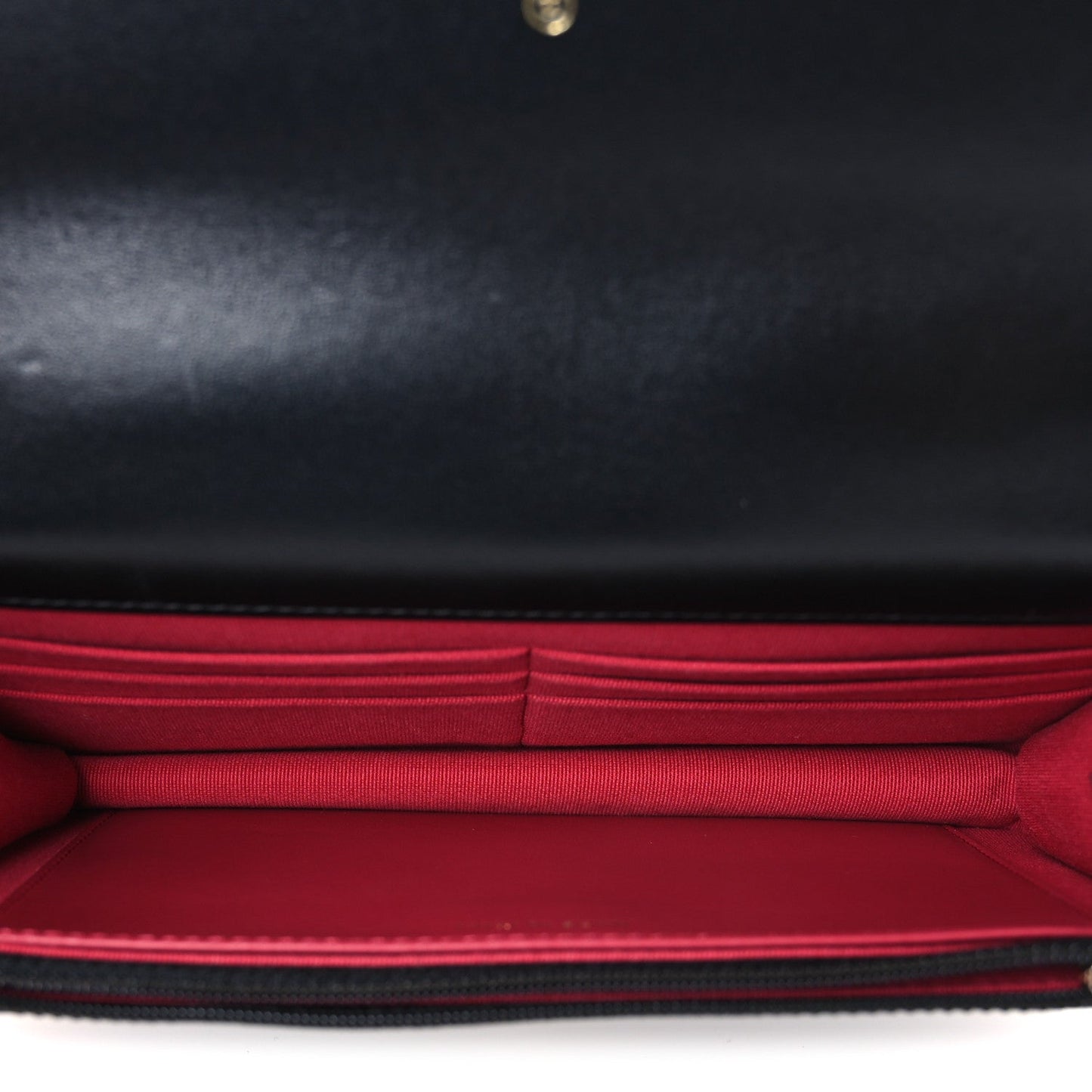 Lambskin Quilted Chanel 19 Wallet On Chain WOC Black
