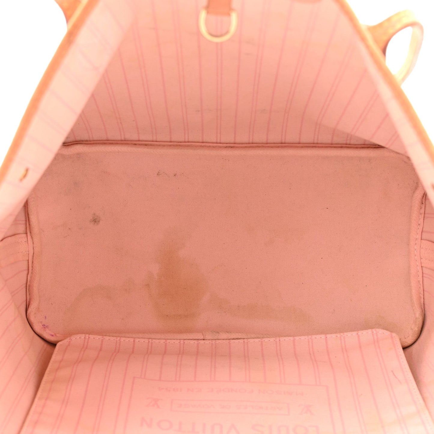 Damier Azur Neo Neverfull MM Rose Ballerine
