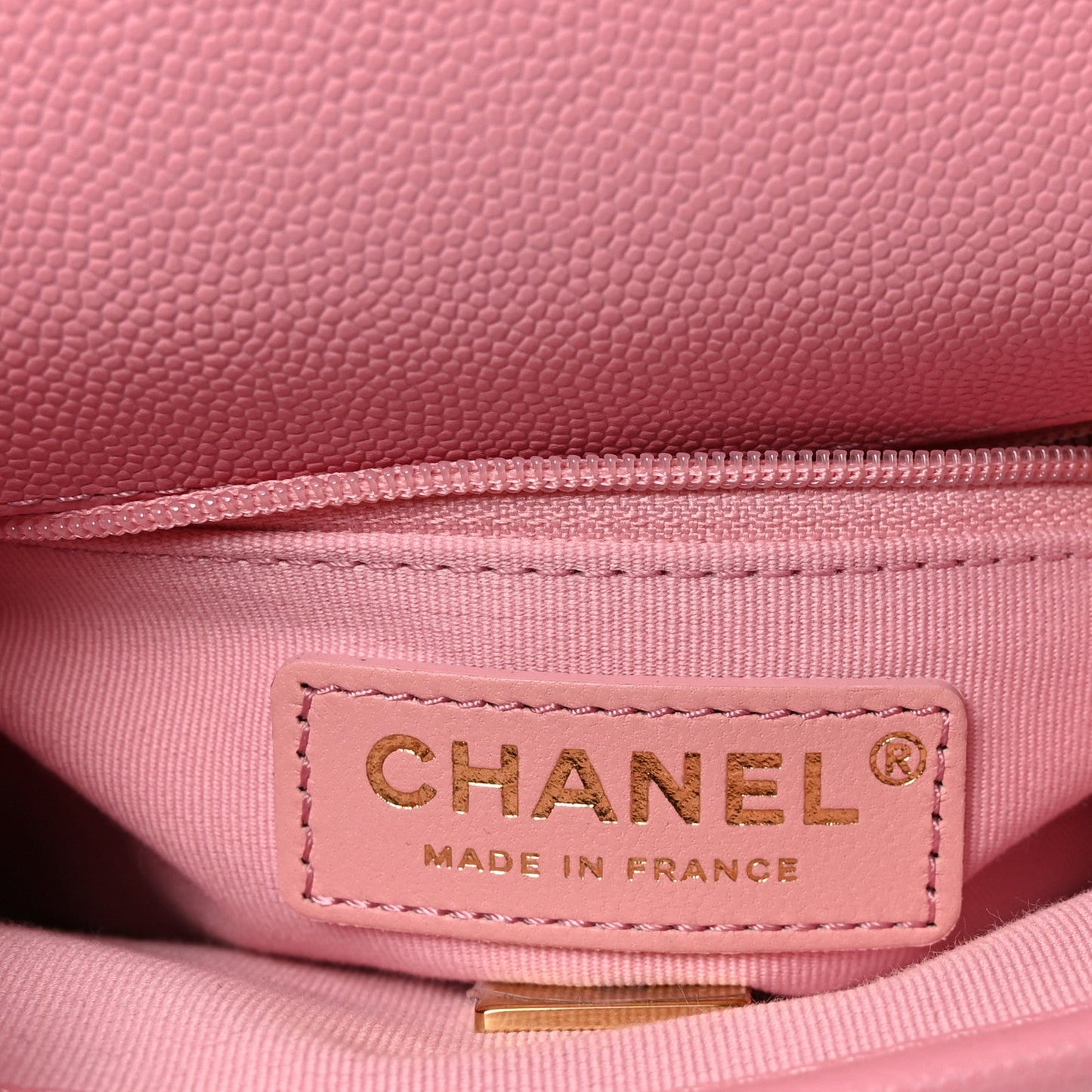 Caviar School Memory Mini Top Handle Flap Light Pink